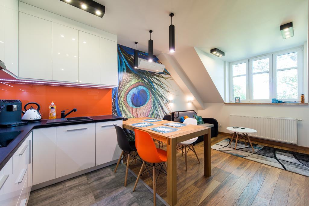 Apartment in Podgórze Krakau Zimmer foto